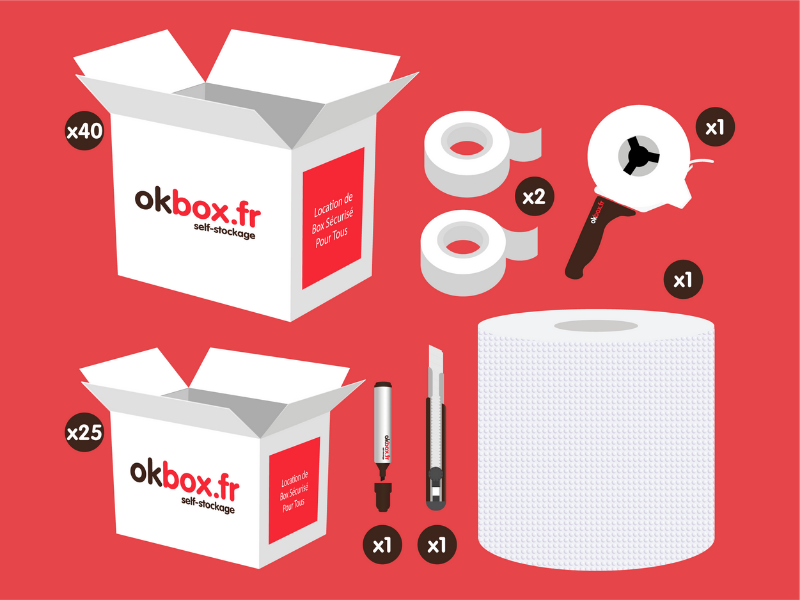 okbox garde meuble Le Mans Nord box stockage Pack XL